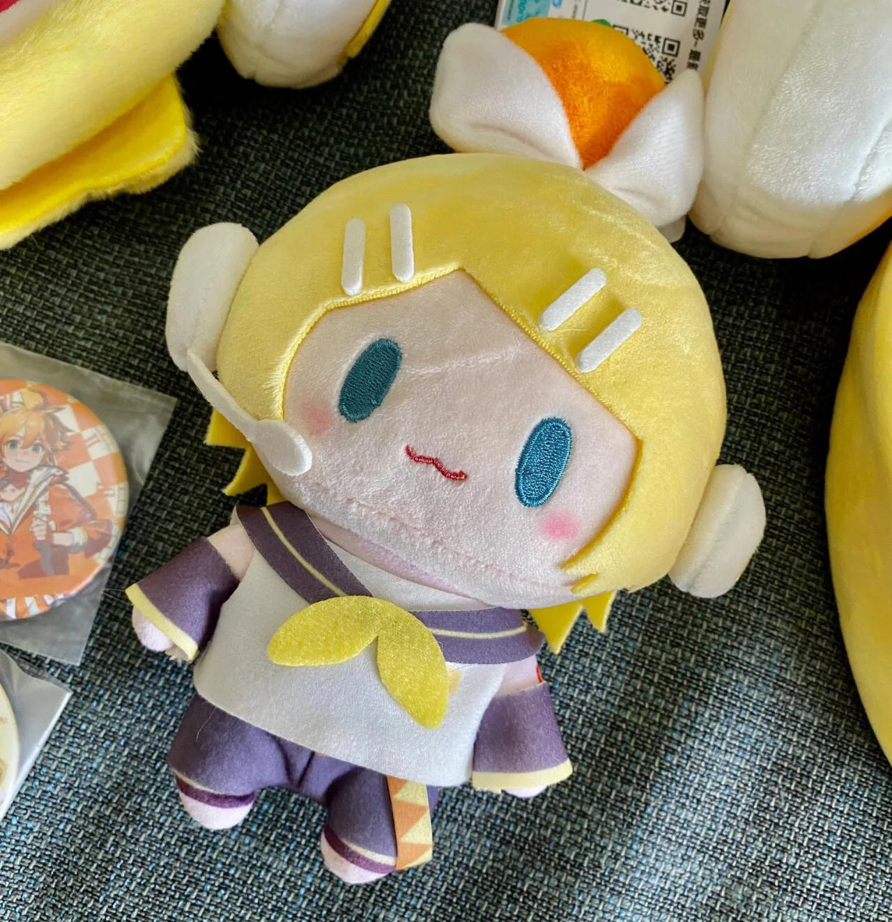 Miku, Rin, Len plushies