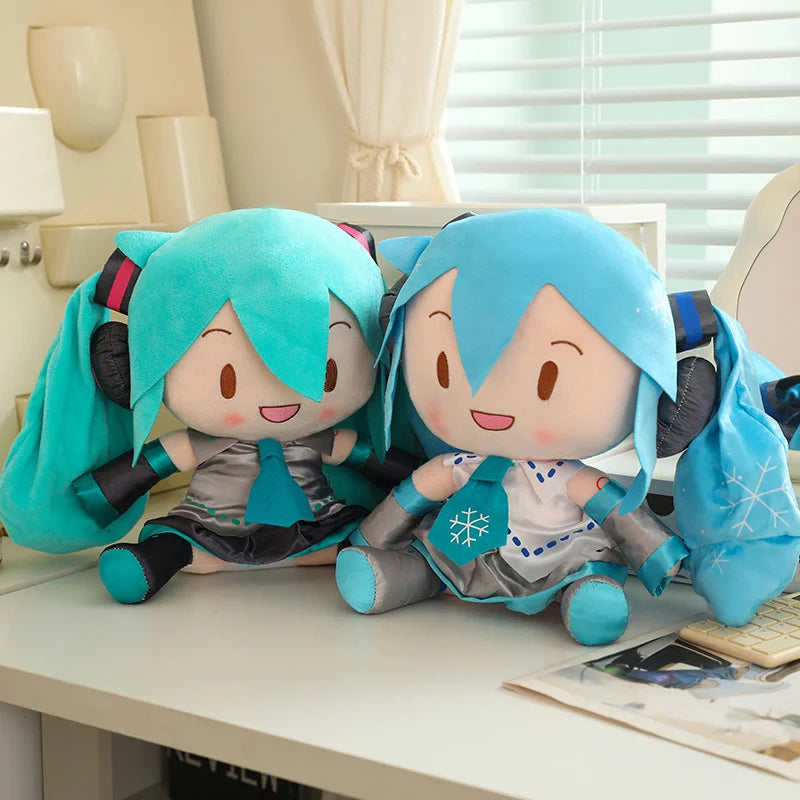 Hatsune Miku Plush (Blue, Pink, Winter)