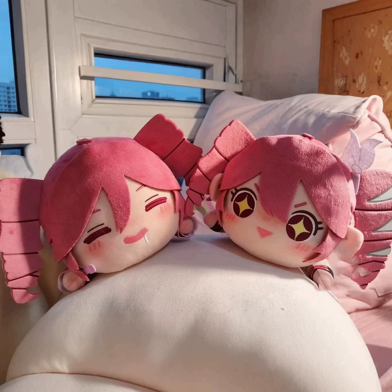 Stressed tetokasane teto peripheral plush doll accent teto doujin party doll doll pillow