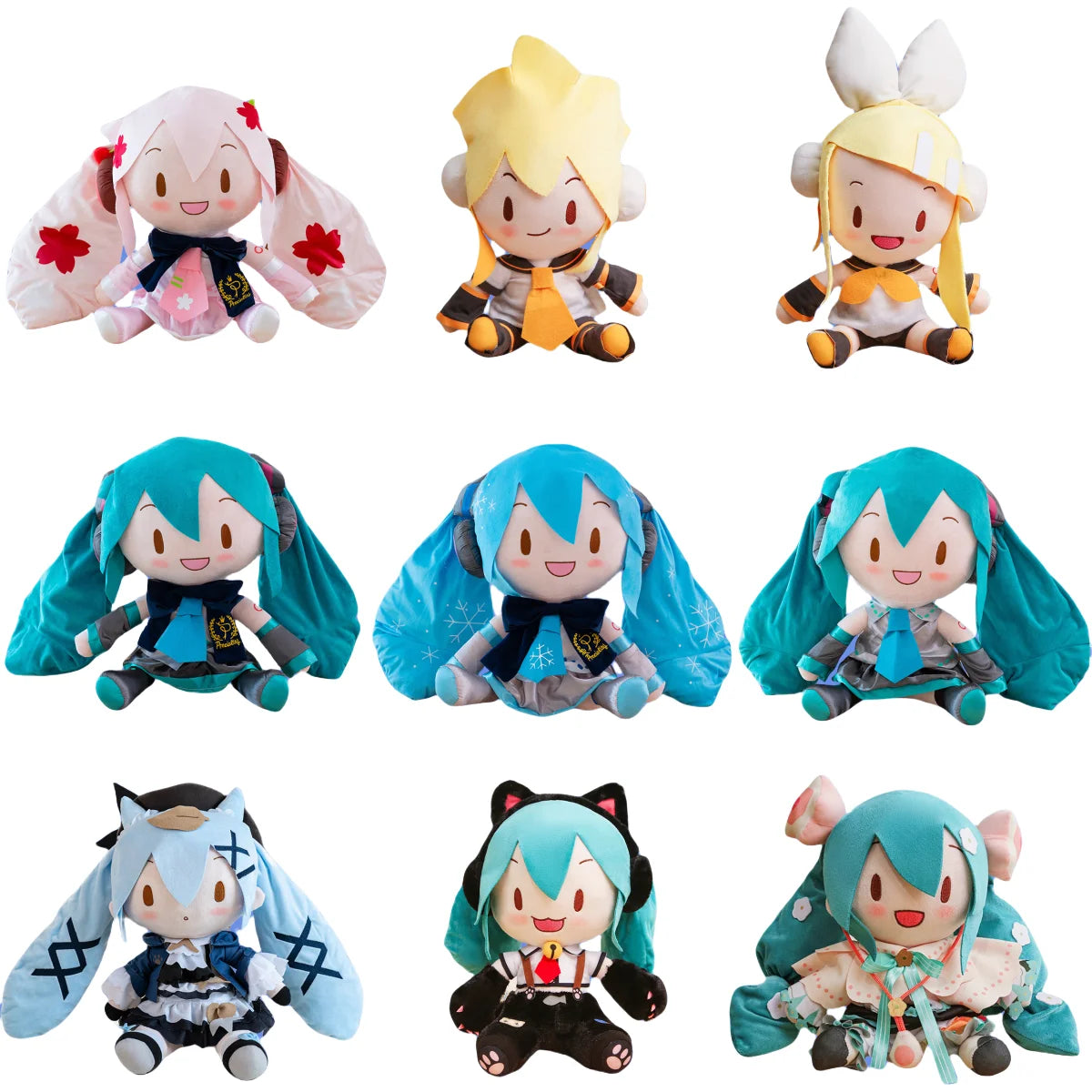 Shocked Hatsune Miku Plush