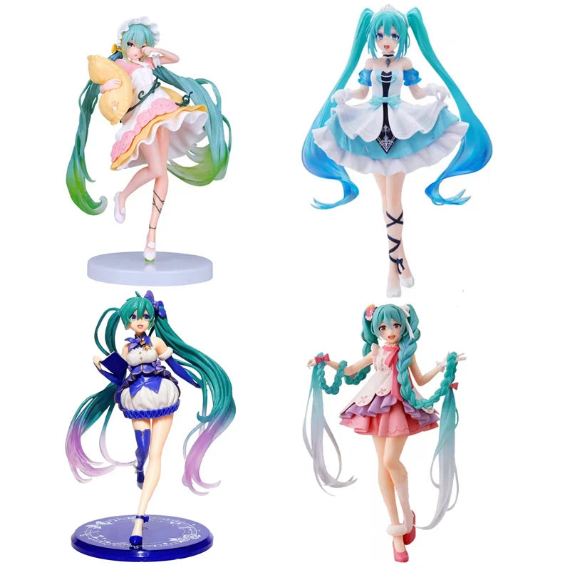 Hatsune Miku Figure Collection – 4 Unique Outfit Variants