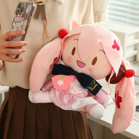 Hatsune Miku Plush (Blue, Pink, Winter)