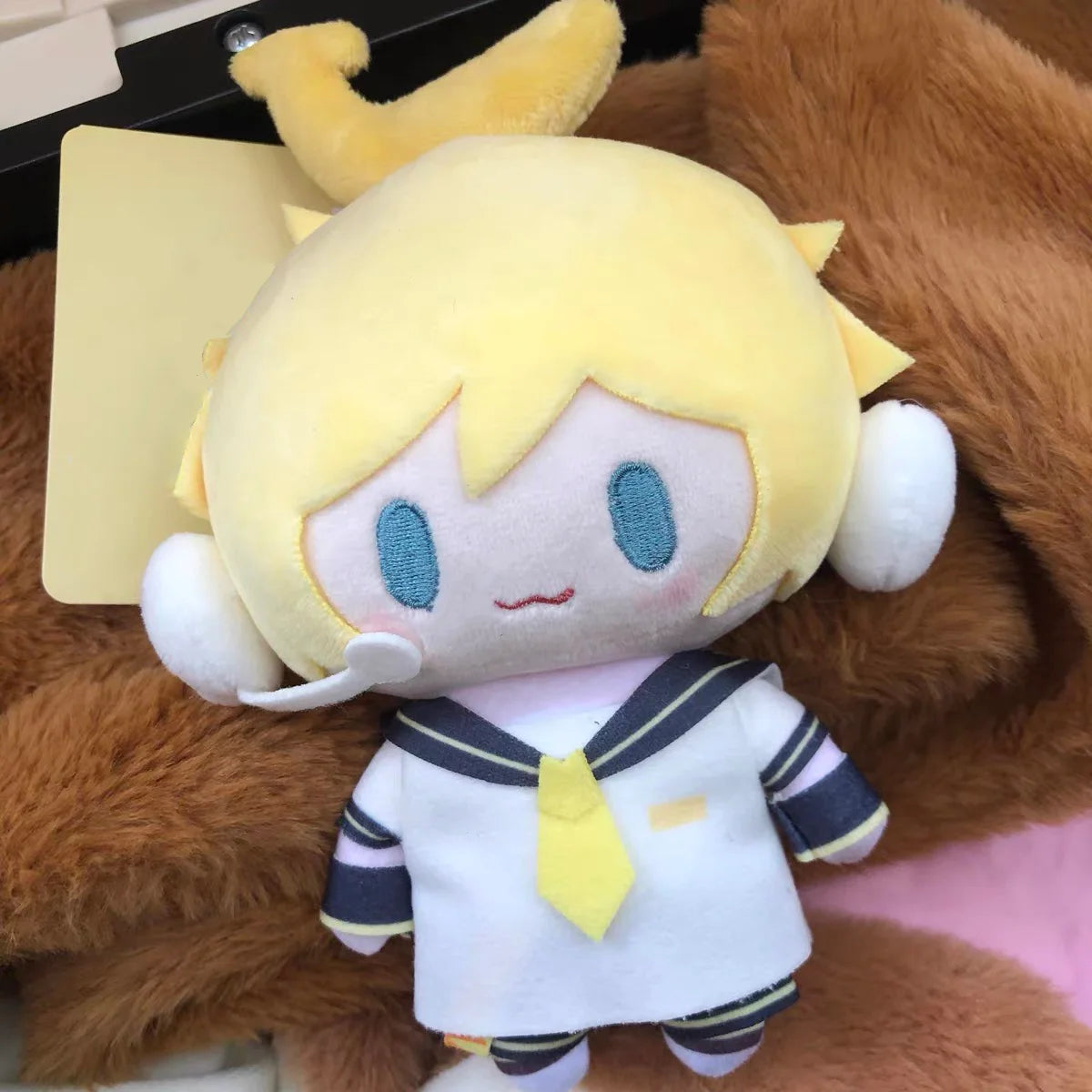 Miku, Rin, Len plushies